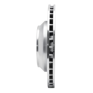 Porsche Cayenne Brake Rotor (1) - Rear Left - R1 Concepts - Drilled & Slotted - Silver - `05-`18